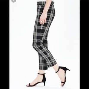 Banana Republic Avery Plaid Crop Pants